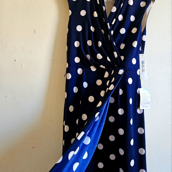 ELIZA J DRESS SIZE 6 BLU AND WHITE - Picture 1 of 16